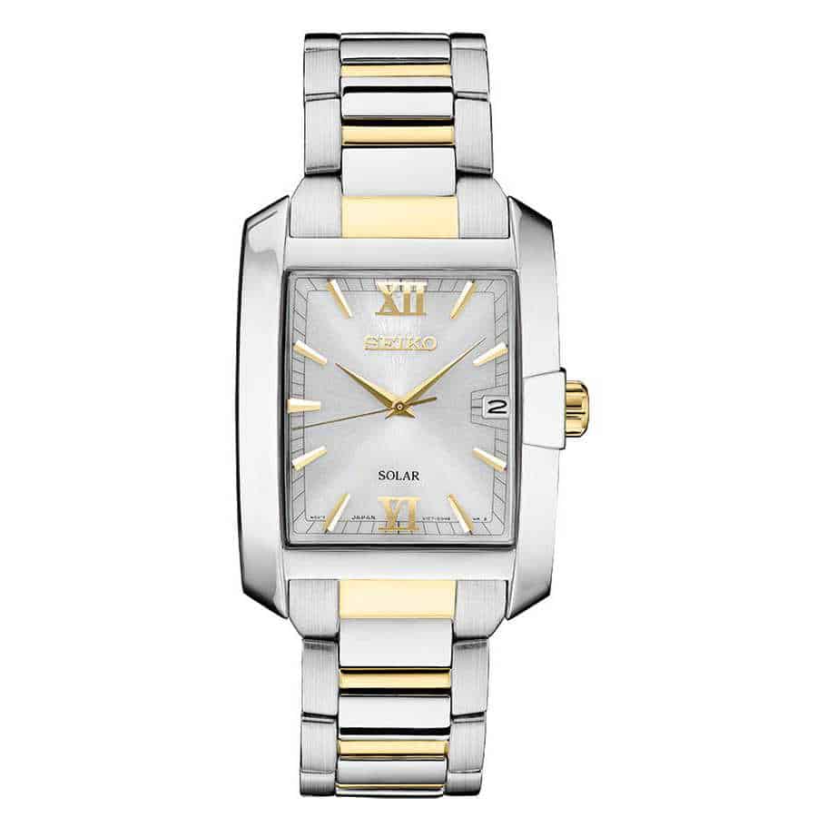seiko men's rectangular watches