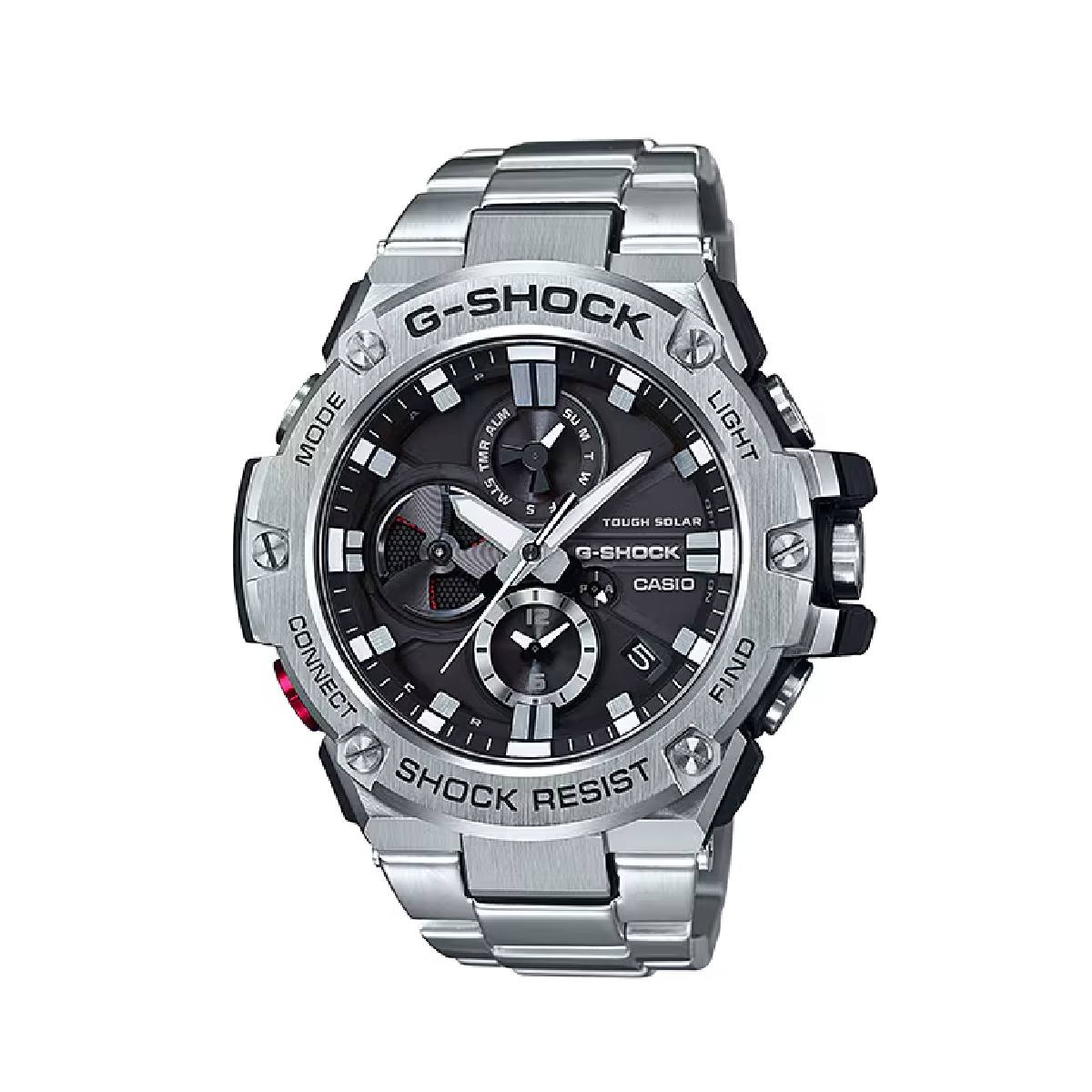 Casio Analog Silver Solar Powered Men s Watch Sage Jewelers