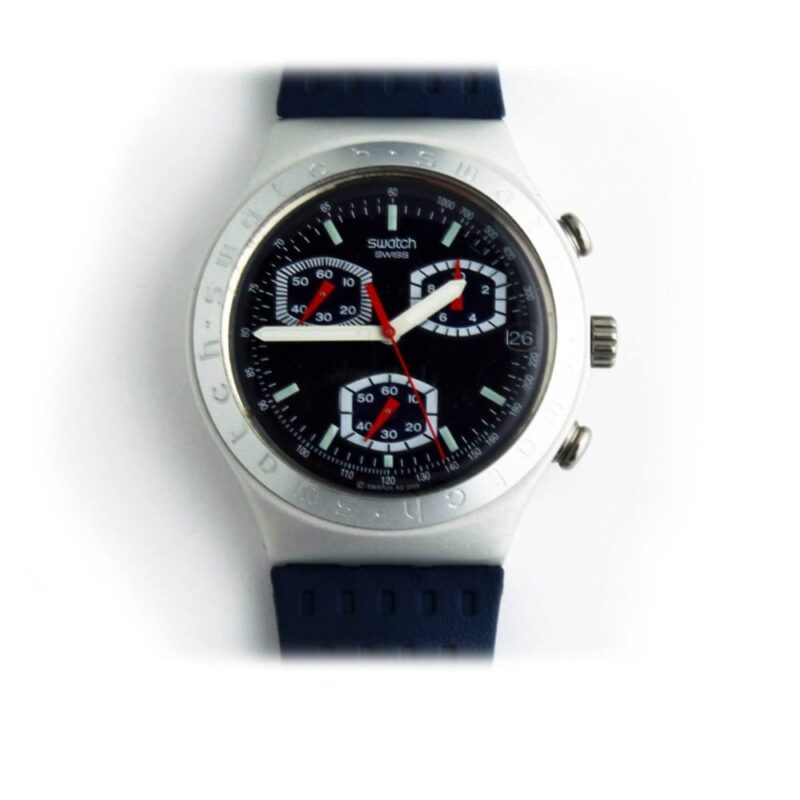 Man's Swatch Telly Chronograph Watch