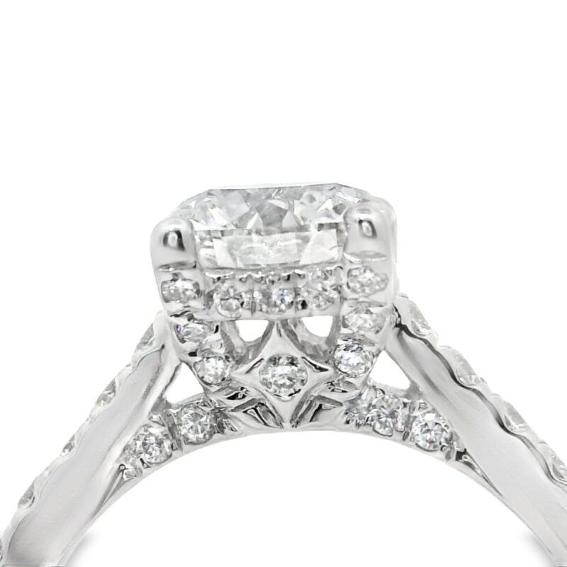 14K 2ct Lab Grown Diamond Engagement Ring Set - Image 2