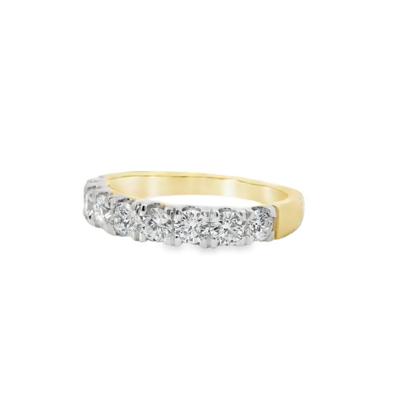 14K Yellow Gold 9 Lab Grown 1.00ct Diamond Ring - Image 3