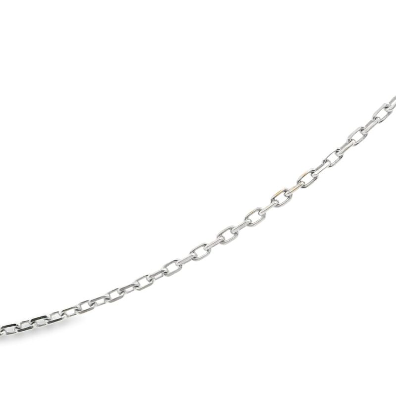18K 18" White Gold Chain