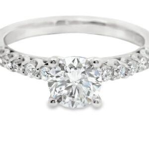 10K White Gold 0.97ct Lab Grown Diamond Engagement Ring