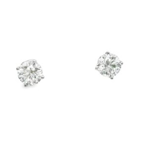 14K 1ctw dia studs