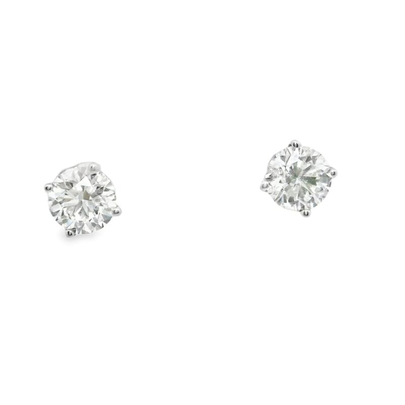 14K 1ctw dia studs