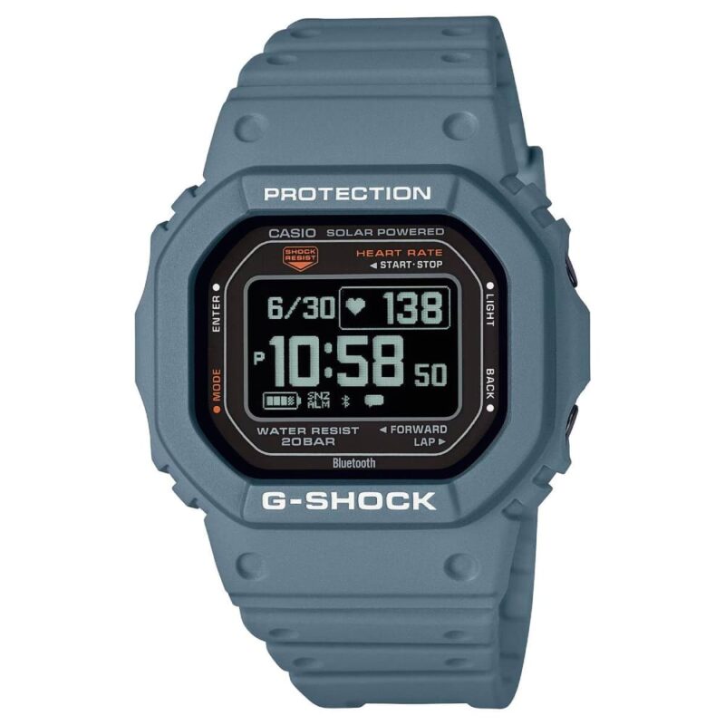 Casio Blue Fitness Tracking Smartwatch DW-H5600-2CR