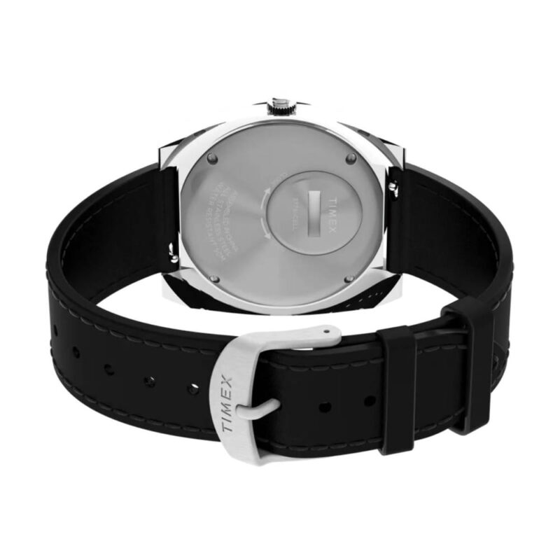 Timex World Time Reissue 39mm Leather Strap Watch TW2V69500