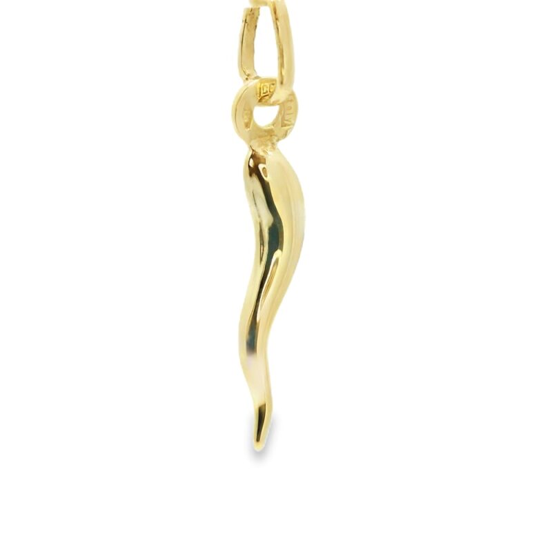 14K Yellow Gold Horn Pendant
