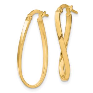 Leslie's 10K Twist Hoop Earrings