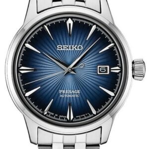 Seiko Presage SS Cocktail Time Auto Blue Dial