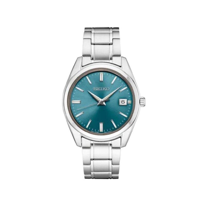 Seiko SUR525 SS Quartz Blue Dial