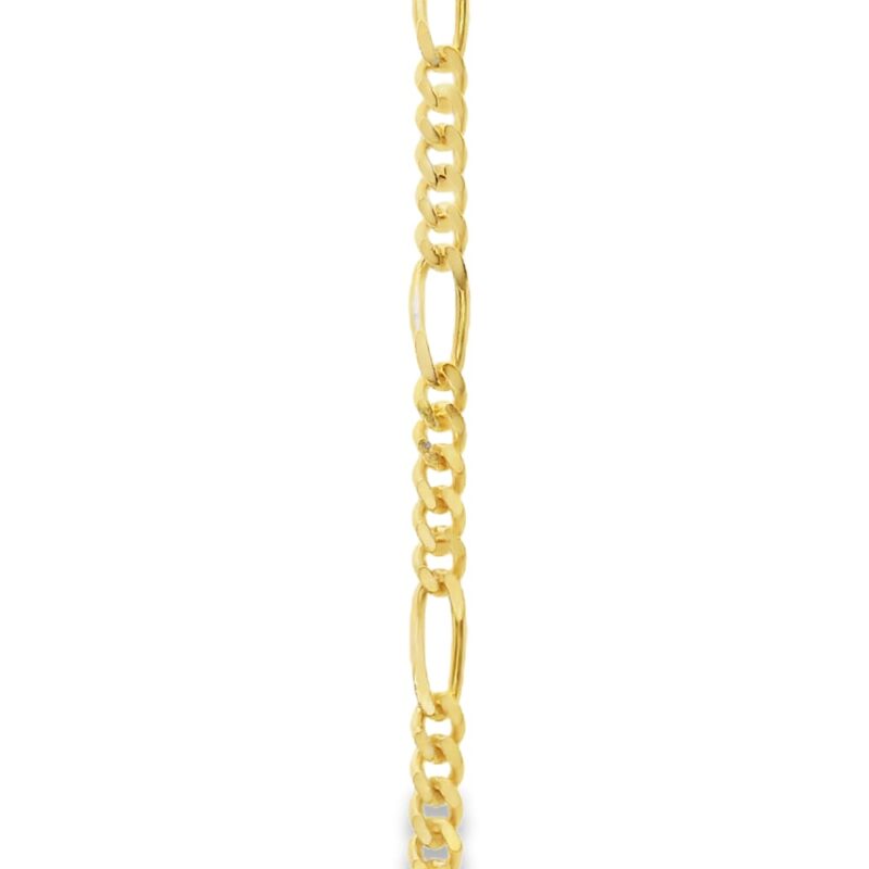 14K Yellow Gold Figaro Chain 18 inches