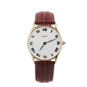 14K Yellow Gold Concord GTS 17 Jewel Watch