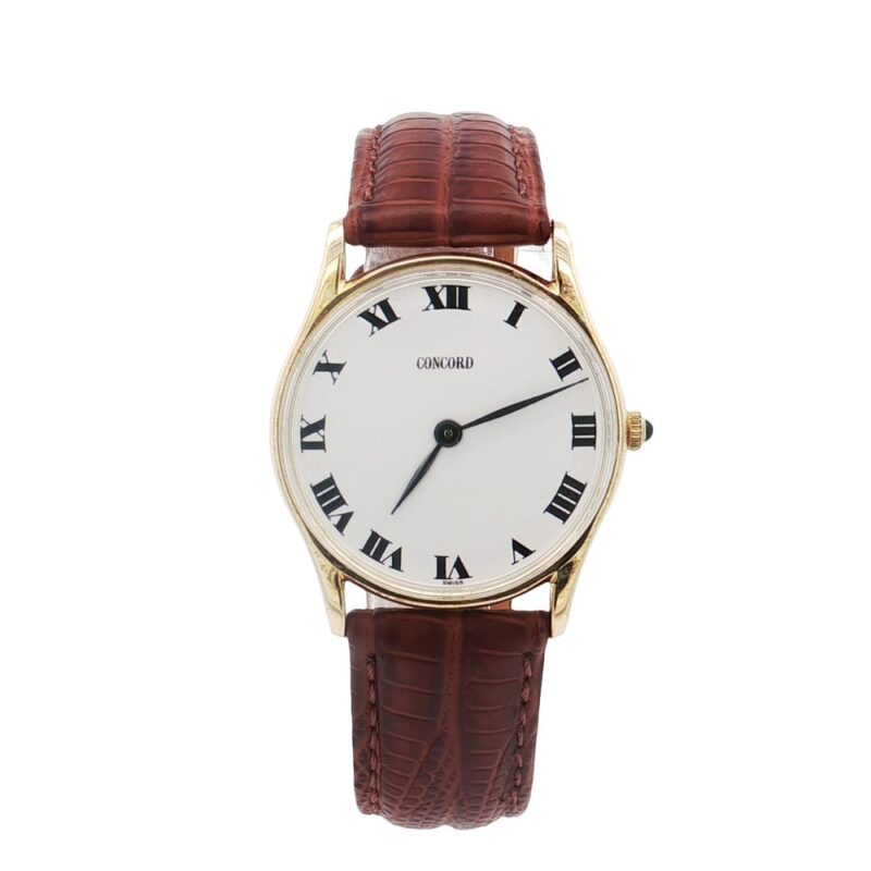 14K Yellow Gold Concord GTS 17 Jewel Watch
